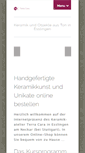 Mobile Screenshot of objekte-aus-ton.de